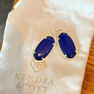 Kendra Scott blue earrings NWOT